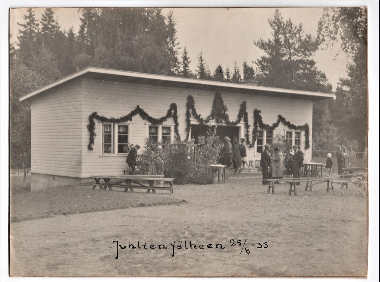 1935 Kerhotalo juhliin koristeltuna 1935, Helsingin kaupunginmuseo